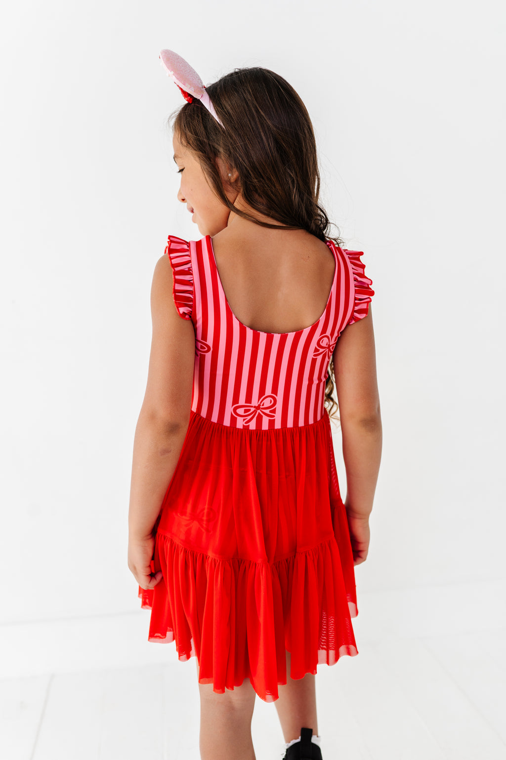 Merry Mouse Bows | KIDS Mesh Dress