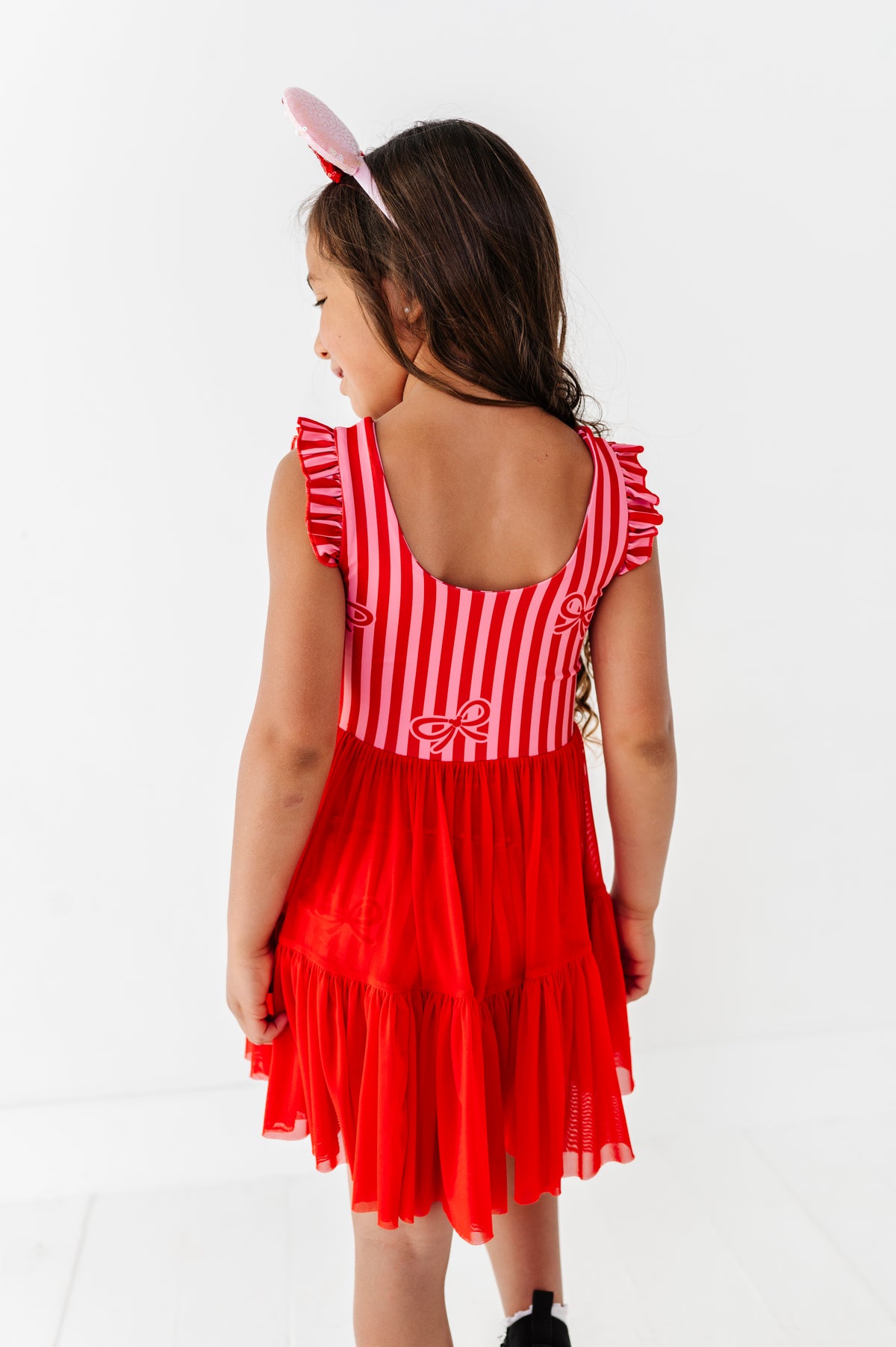 Merry Mouse Bows | KIDS Mesh Dress