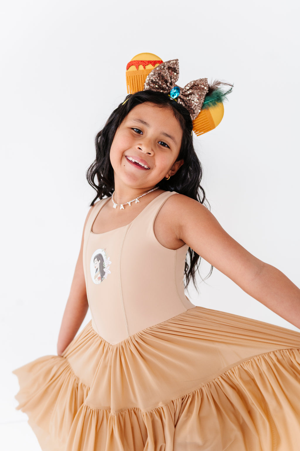 Pocahontas (KIDS) | Sand Mesh DRESS