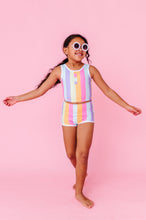 Load image into Gallery viewer, Sherbert Stripes | BOY SHORTS 2-PIECE