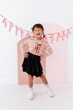 Load image into Gallery viewer, Black Velvet | 2-Tiered SKORT