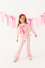 Load image into Gallery viewer, Sweetheart Stripe | RUFFLE HOODIE