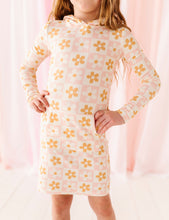 Load image into Gallery viewer, Daisies | Ribbed Hoodie Dress