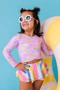 Cherry Crush |  RASHGUARD SKIRTED 2-PIECE