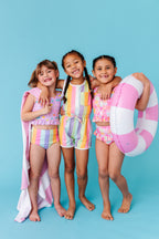 Sherbert Stripes | TERRY TANK ROMPER