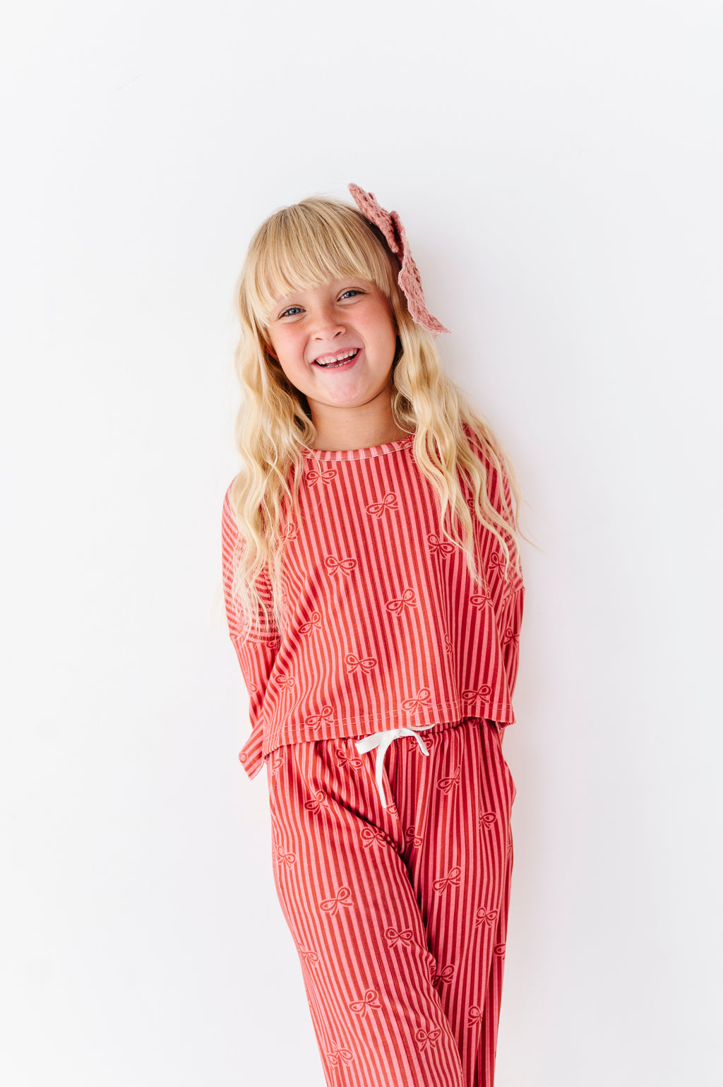 Sugarplum Bows | Ribbed 2-Piece Set