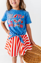 Load image into Gallery viewer, RED Spangled Stripes | SKORT