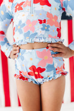 Load image into Gallery viewer, Freedom Floral | 1/4th Rashguard TWO-PIECE