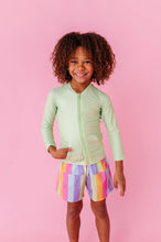 Load image into Gallery viewer, Sherbert Stripes | BOYS SWIM SHORTS