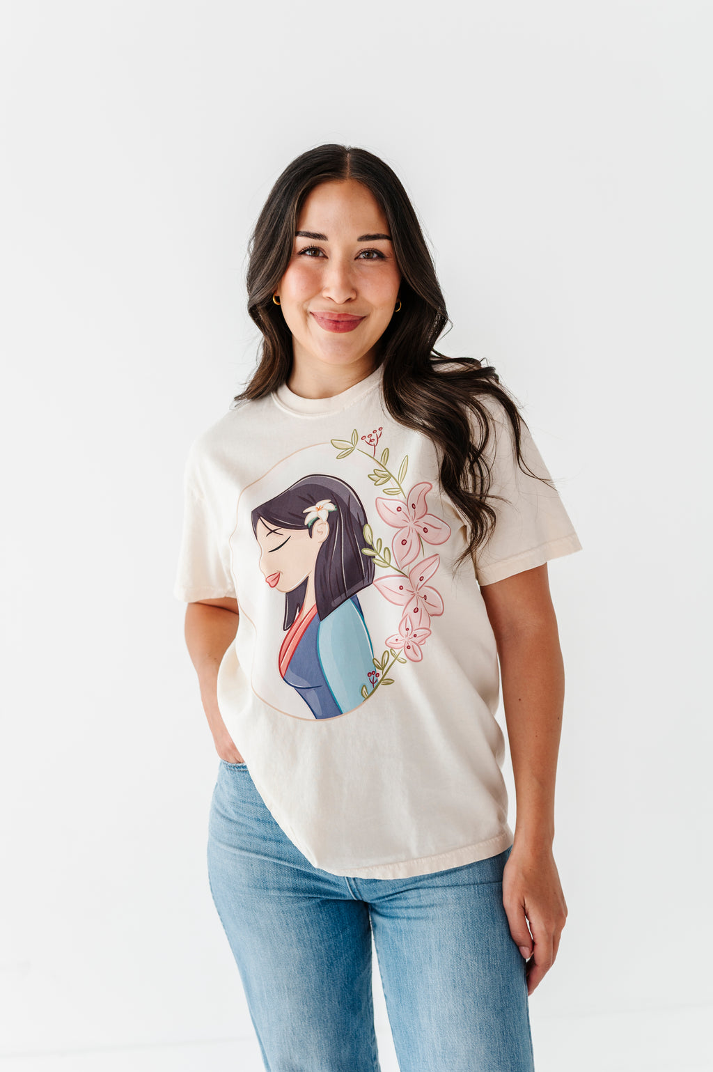 Mulan | ADULT tee (CROP + FULL LENGTH HERE)