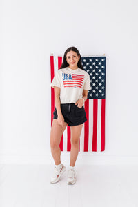Adult FLAG Tee (women’s crop + FULL length unisex options here!)