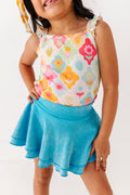 Fruity Floral | Ribbed Tank