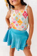Fruity Floral | Ribbed Tank