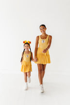 Belle (ADULT) | Buttercrem Mesh DRESS