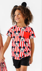 MICKEY Stripe (KIDS) | Athletic TEE