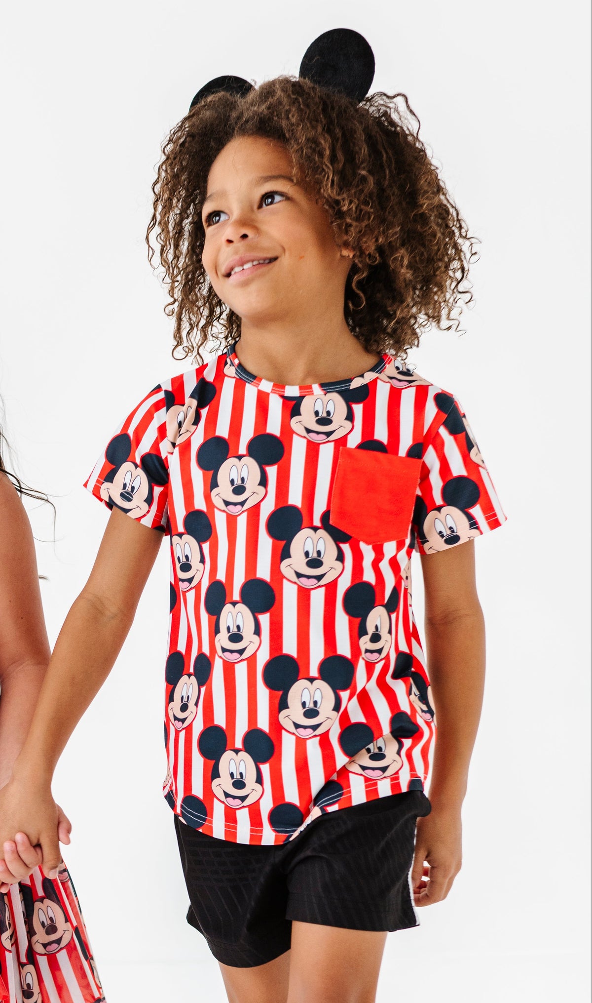 MICKEY Stripe (KIDS) | Athletic TEE