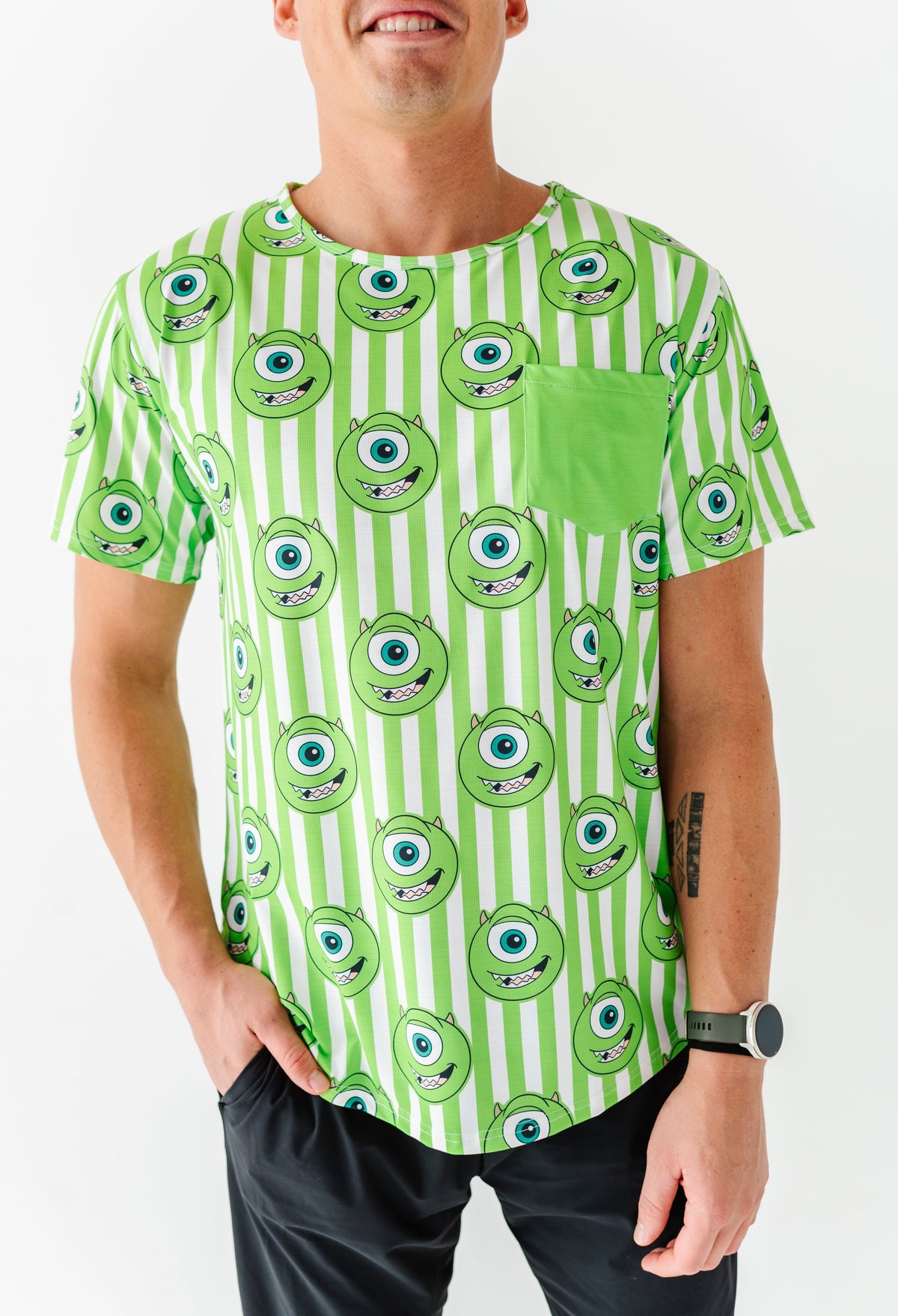 MONSTER MIKE Stripe (ADULT) | Athletic TEE