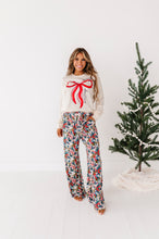 Load image into Gallery viewer, RED BOW (CREAM SHIRT) | Adult Long Sleeve Tee