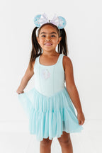 Elsa (KIDS) | Icy Blue Mesh DRESS
