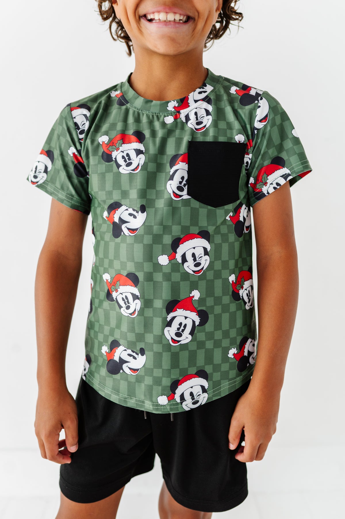 Mickey's Evergreen Check | KIDS Dri-Fit Tee