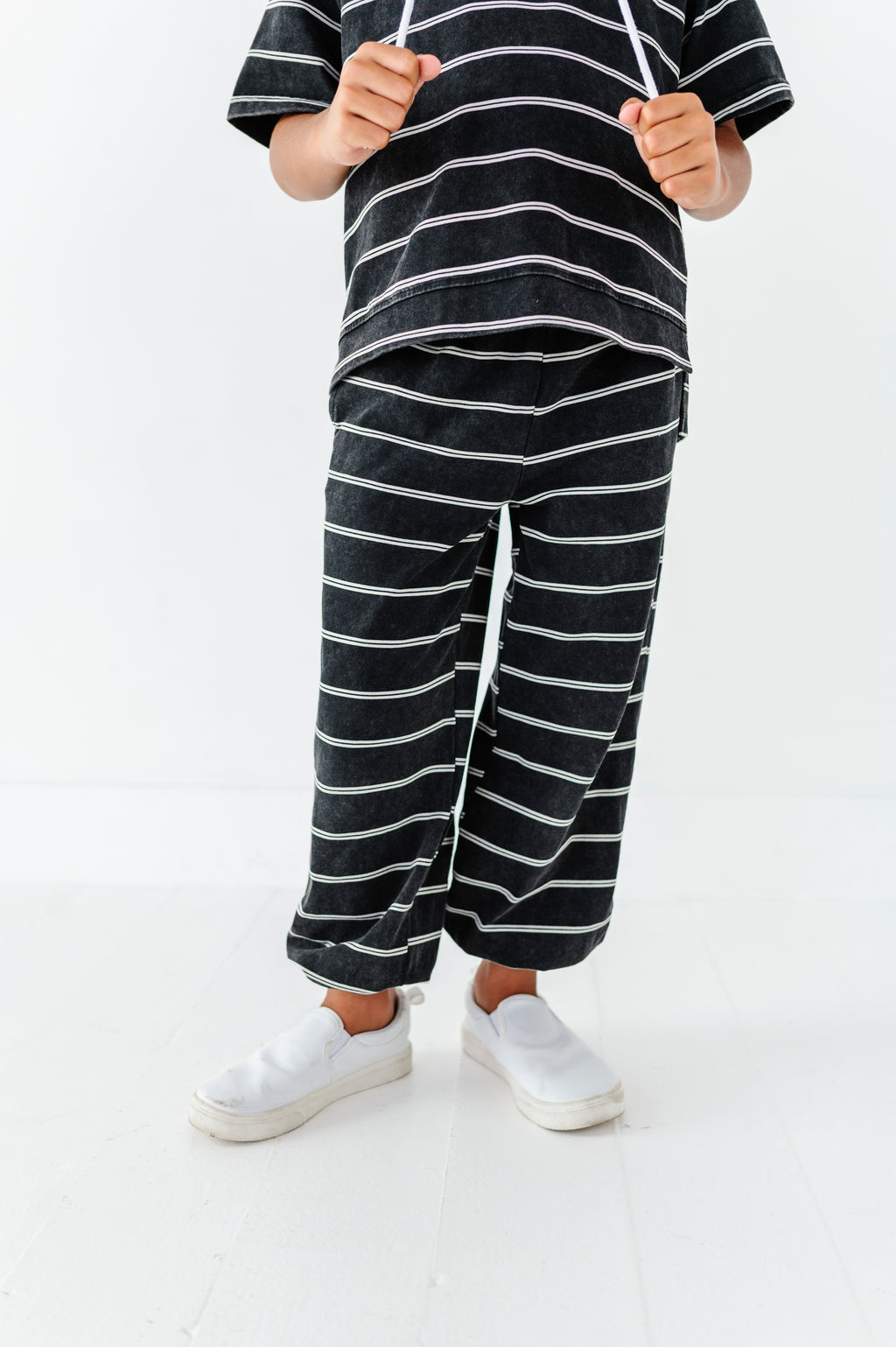 Black Stripes | Hoodie + Jogger SET
