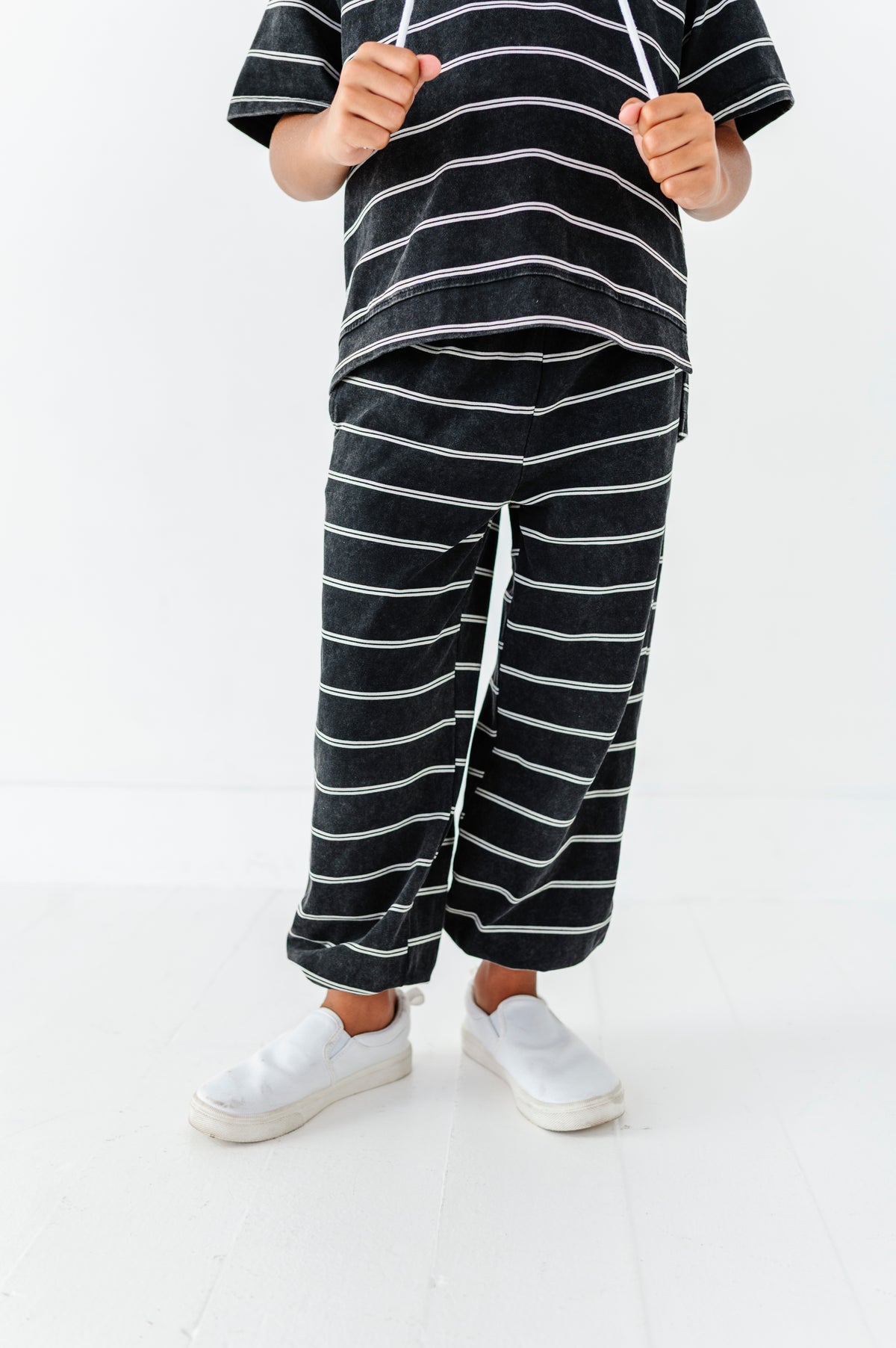 Black Stripes | Hoodie + Jogger SET