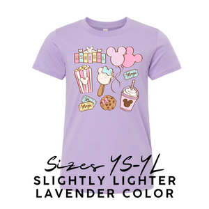 MAGICAL SNACKS | LILAC KIDS TEE (*SHIPS EARLY-FEB)