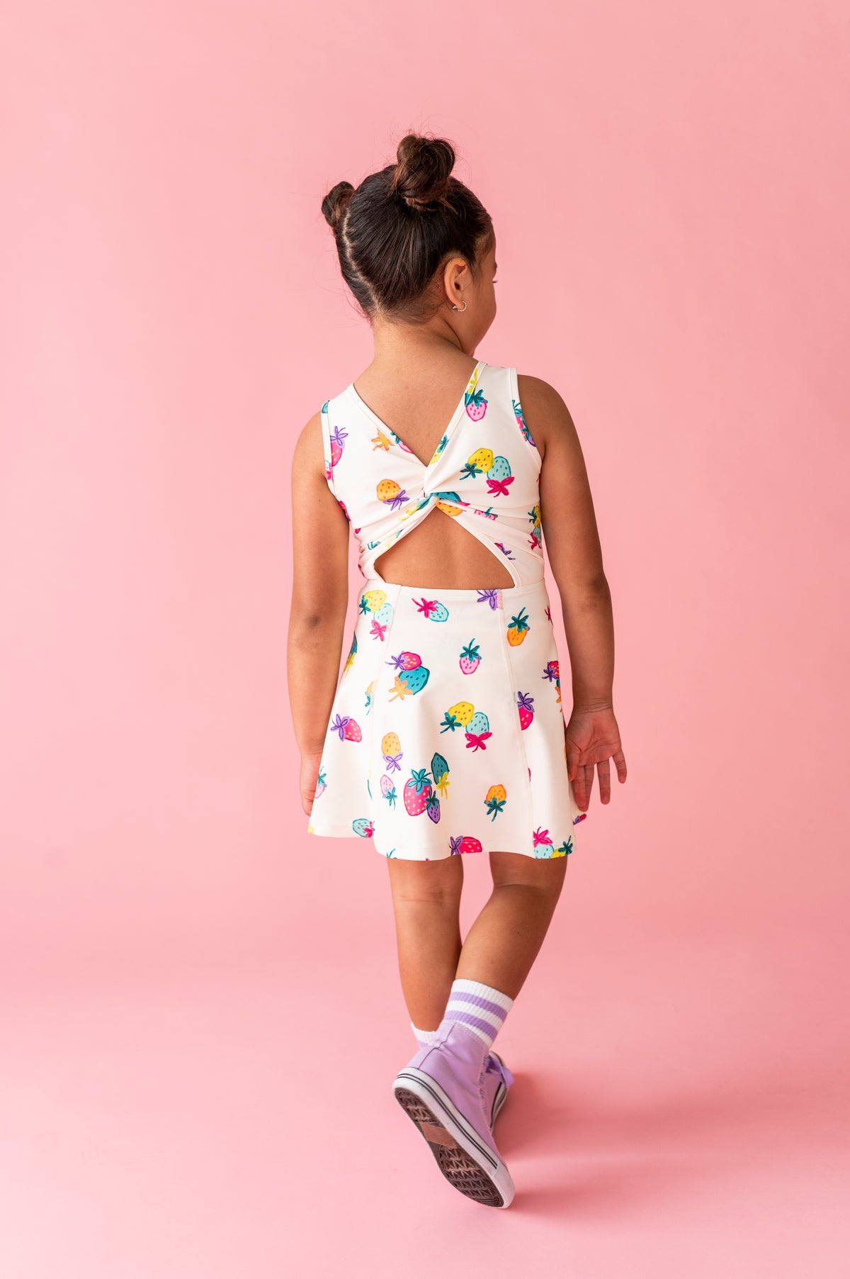Sugar Berry | Twisty Back Active Dress (with shorts!)