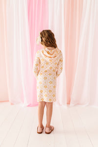 Daisies | Ribbed Hoodie Dress