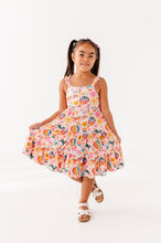 Load image into Gallery viewer, Retro Rainbow | Ruffle Bamboo Dress