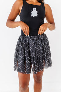 Spotty Dotty | (ADULT) MESH SKORT