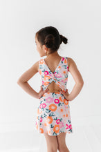 Load image into Gallery viewer, Poppy Floral | Twisty Back Dress (with detached shorts!)