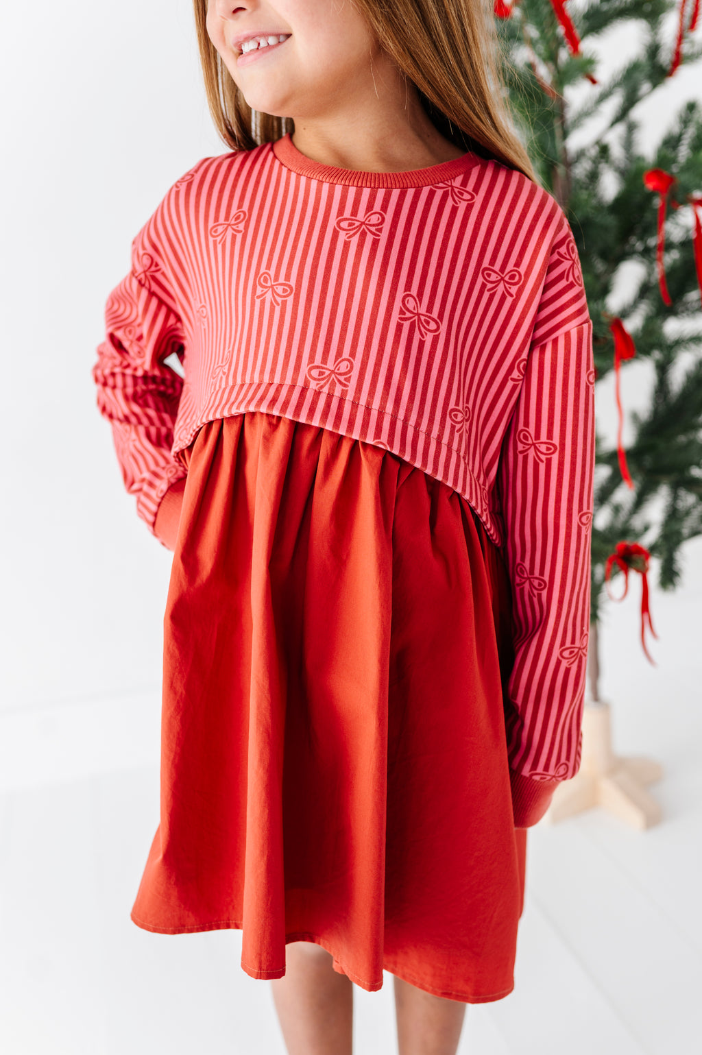 Sugarplum Bows | Poplin Dress