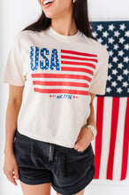 Load image into Gallery viewer, Adult FLAG Tee (women’s crop + FULL length unisex options here!)