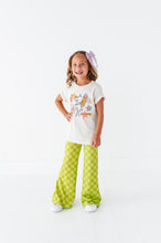 Load image into Gallery viewer, Green Apple Check | WIDE LEG PANTS