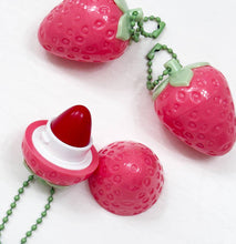 Load image into Gallery viewer, Strawberry Lip Gloss with Key Ring