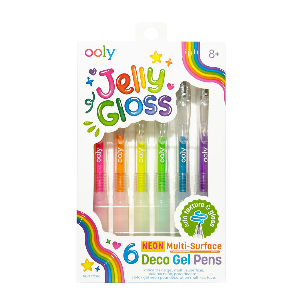 Jelly Gloss Neon Gel Pens