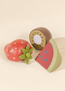 Wooden FRUITS Playset