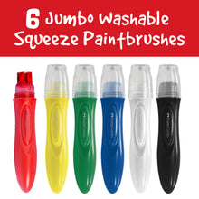 Load image into Gallery viewer, Jumbo Squeezing Paintbrushs (6 count)