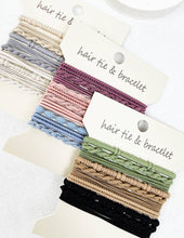 Load image into Gallery viewer, Boho Inspired Hair Ties/Bracelets (colors vary)