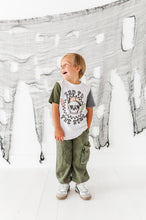 Load image into Gallery viewer, Bad to the Bone | COLOR-BLOCK TEE