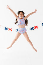 Load image into Gallery viewer, Americana Bows | Button Front 2-Piece