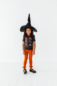 WITCHES | Ruffle Graphic Tee (Charcoal)