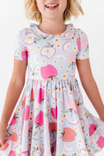 Load image into Gallery viewer, APPLEY | Collared Twirl Dress