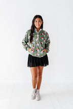 Mickey's Evergreen Check | ADULT 1/4th ZIP