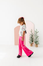 Load image into Gallery viewer, Hot Pink Velvet | Wide-Leg Pants