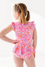 Load image into Gallery viewer, Neon Floral: Skirted TWO-PIECE