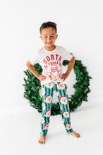 Load image into Gallery viewer, GREEN Santa Stripes | BOYS 2-Piece SET