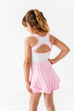 Load image into Gallery viewer, Pink Petite Floral | Retro Tank SET
