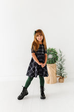 Load image into Gallery viewer, Black Plaid | Scoop Back Dress